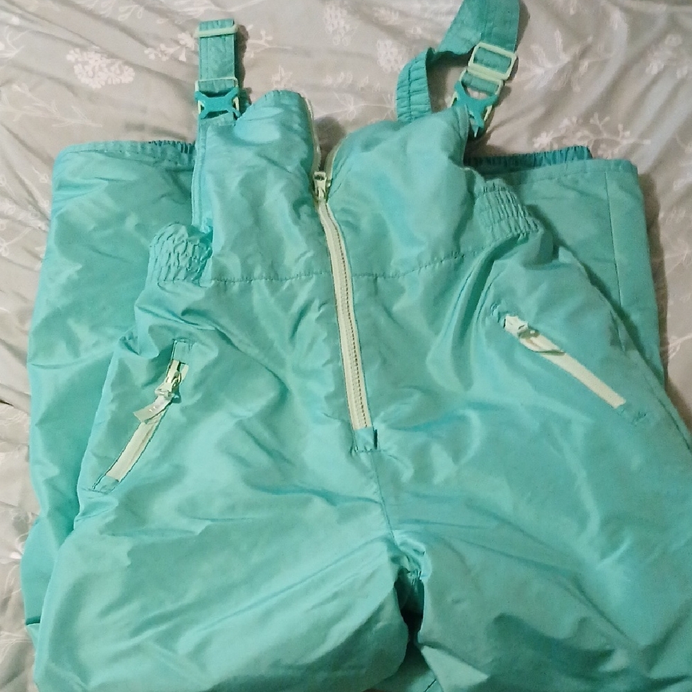 Champion Teal Snow Bib Girls L